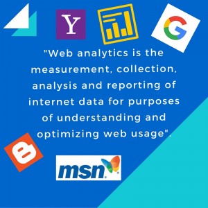 -Web analytics is the measurement, collection, analysis and reporting of internet data for purposes of understanding and optimizing web usage-.